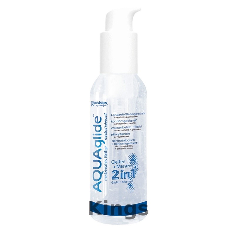 Lubrifiant Aquaglide 2 en 1 + Massaje 125 ml