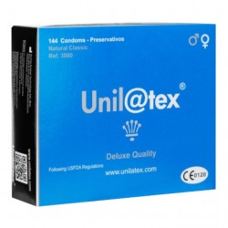 Box of 144 natural Unilatex condoms