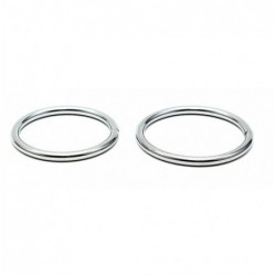 Set di 2 anelli per il pene - Metallo pregiato Diametro 40 e 45