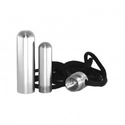 Stainless Steel Poppers Inhaler with String